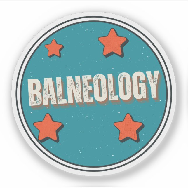 Balneologi Klistermärken (Framsida)