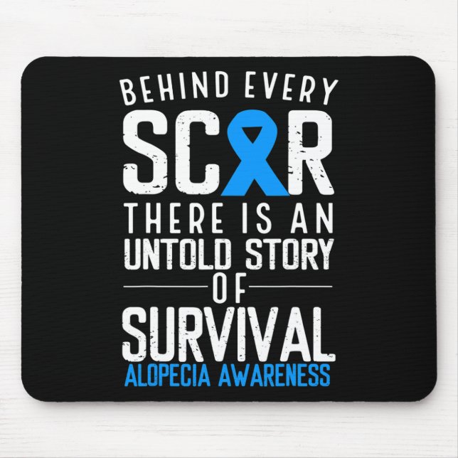 Balness Hair Loss Blue Ribbon Alopecia Areata Awa Musmatta (Framsidan)