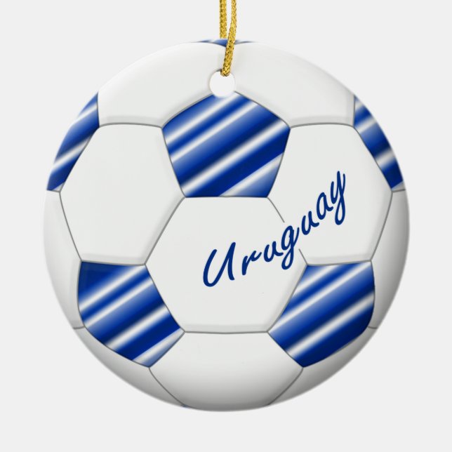 Balón de FÚTBOL URUGUAY equipo nacional 2014 Julgransprydnad Keramik (Framsidan)