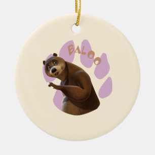 Baloo 1 julgransprydnad keramik