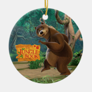 Baloo 3 julgransprydnad keramik