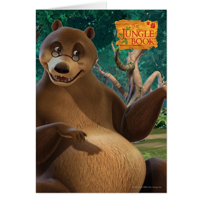 Baloo 4 hälsningskort (Framsidan)