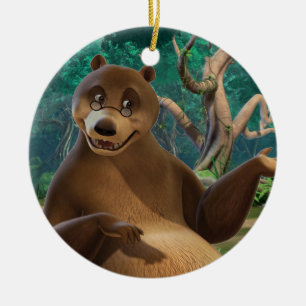 Baloo 4 julgransprydnad keramik