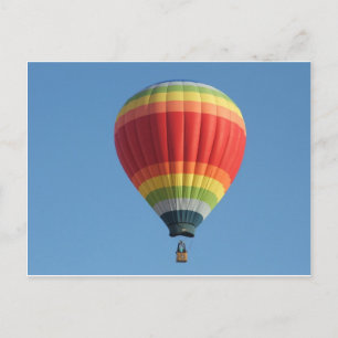 Baloon för regnbågehettluft vykort