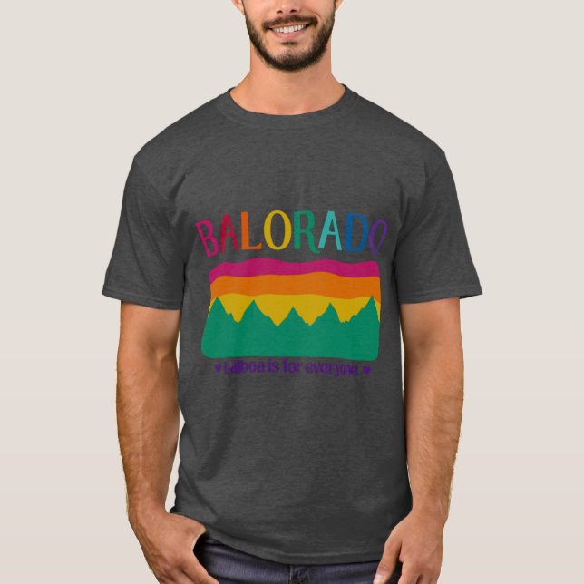 Balorado Balboa is for everyone Oversized T Shirt (Framsida)