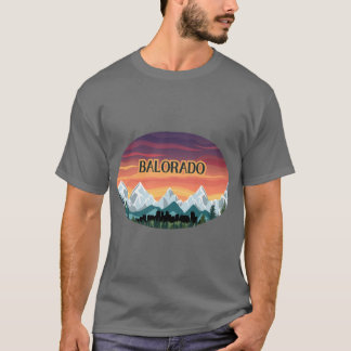 Balorado oval utan datum överstorlek t shirt