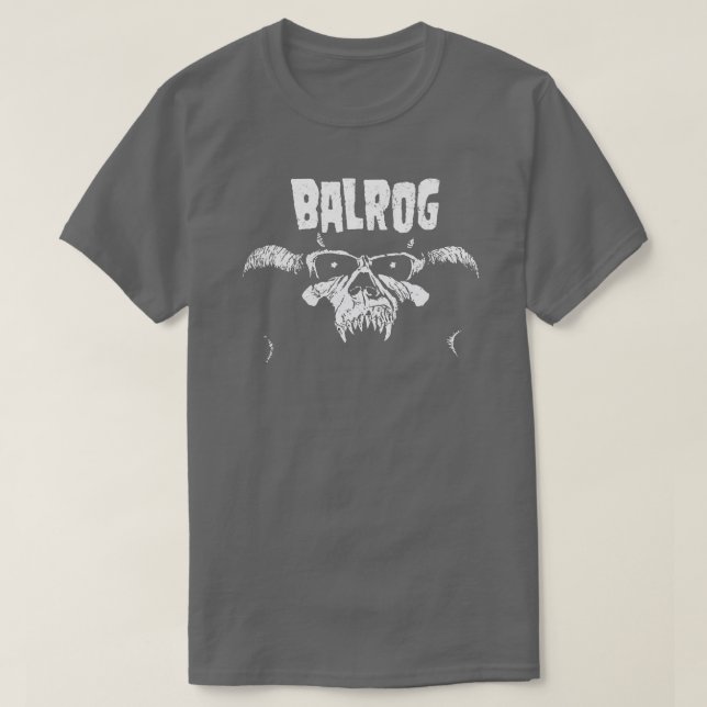 Balrog Black Print Baby Bodykostym T Shirt (Design framsida)