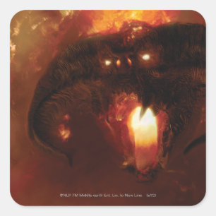 Balrog Fyrkantigt Klistermärke