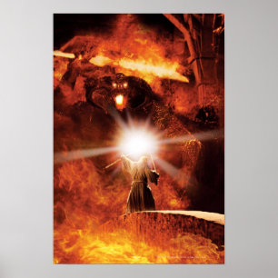 Balrog kontra GANDALF™ Poster