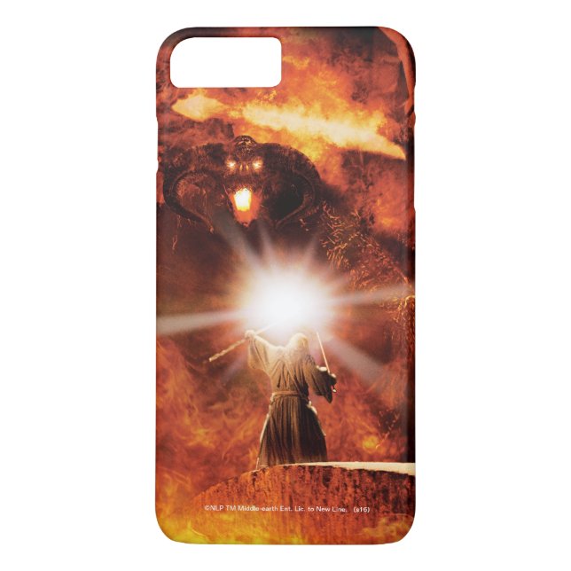 Balrog mot GANDALF™ Case-Mate iPhone Skal (Baksida)