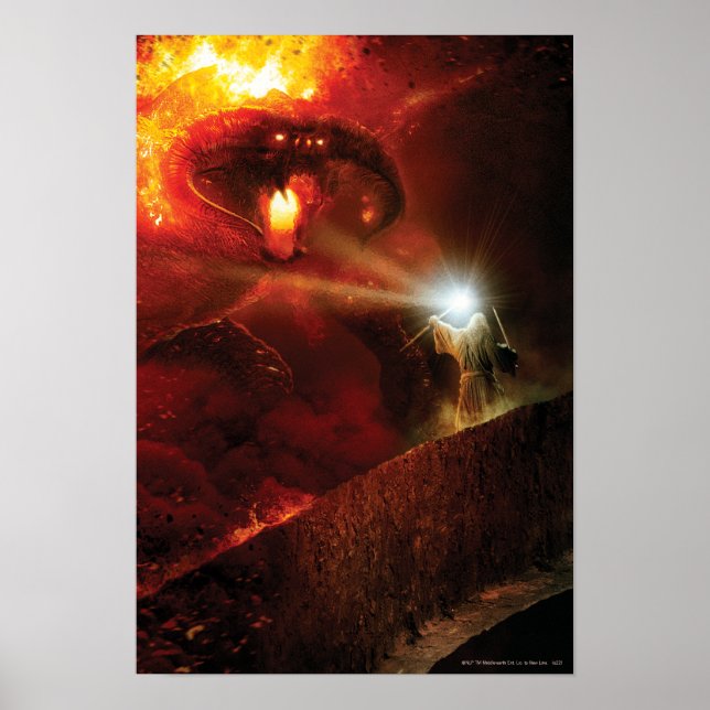 Balrog mot GANDALF™ Poster (Framsidan)