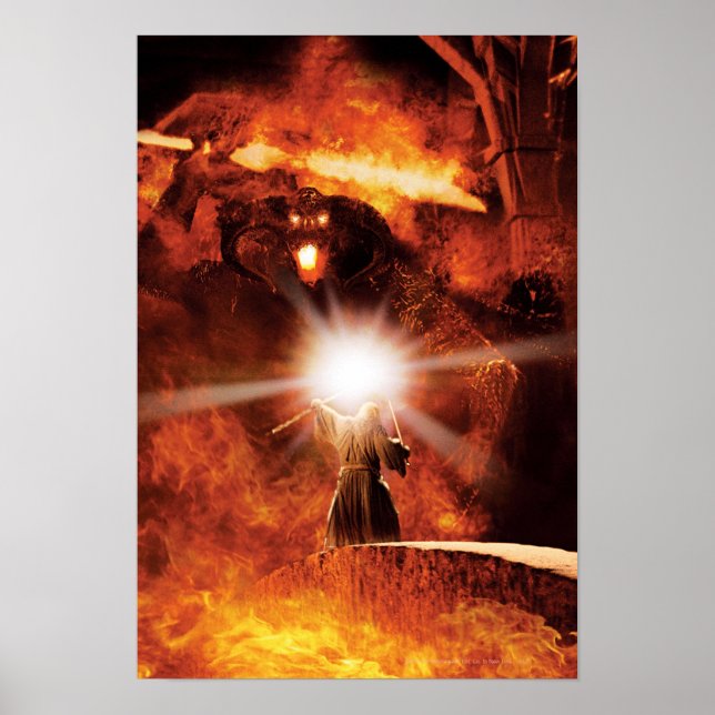 Balrog mot GANDALF™ Poster (Framsidan)