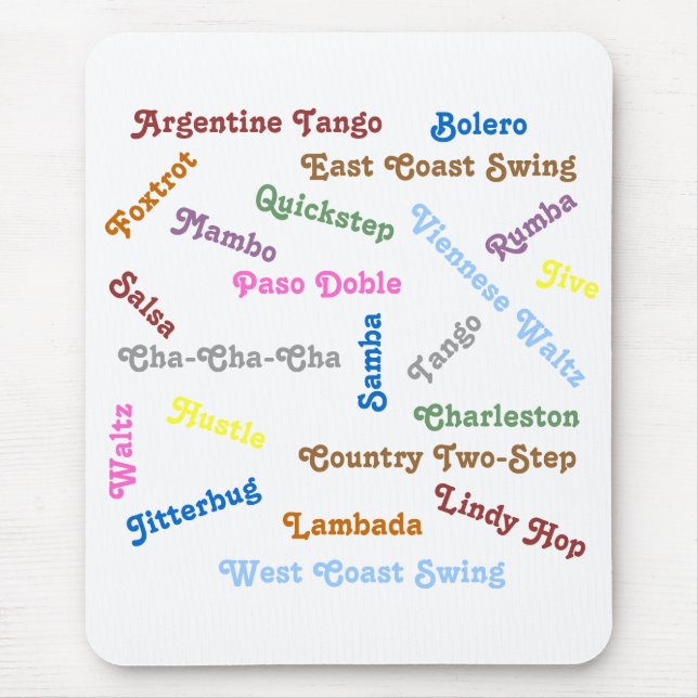 Balsaldansstilar Musmatta (Framsidan)