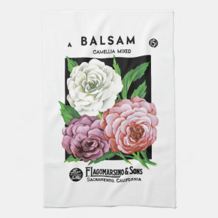 Balsam Seed Packet Label Kökshandduk
