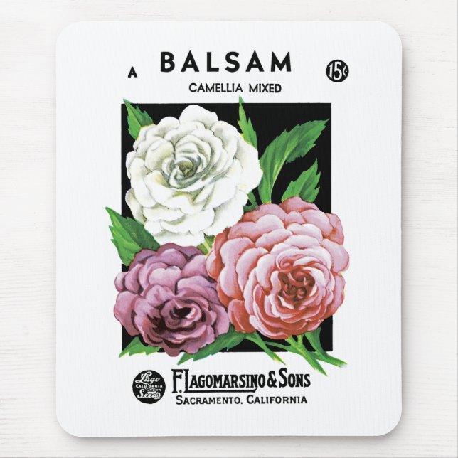 Balsam Seed Packet Label Musmatta (Framsidan)