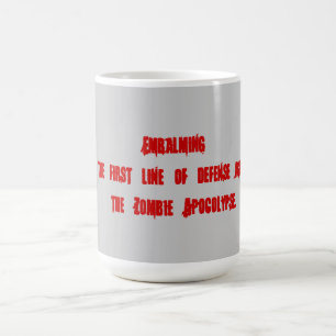 Balsamera som elak som förhindrar zombies. kaffemugg