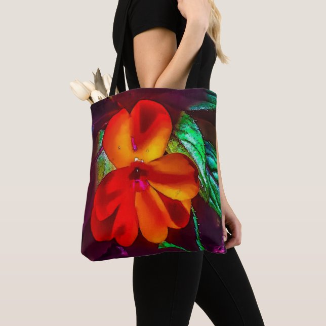 Balsaminblomma Tygkasse (Närbild)