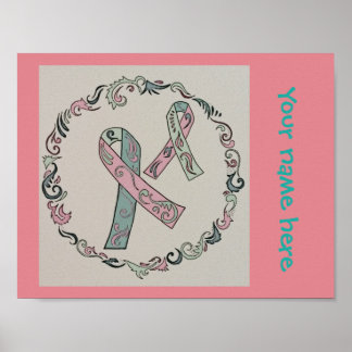 Bältar vid bröstcancer poster