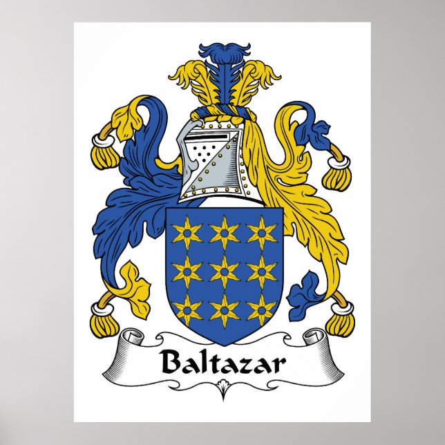 Baltazar Family Crest Poster (Framsidan)