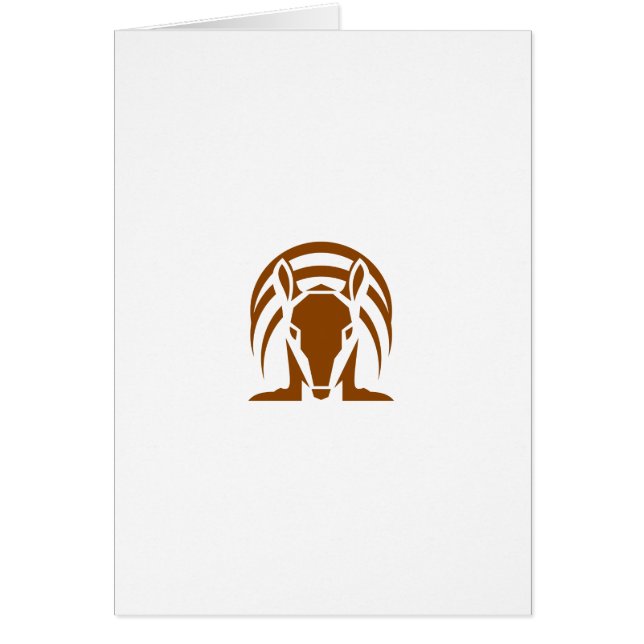 Bältdjur isolerat Retro Hälsningskort (Framsidan)