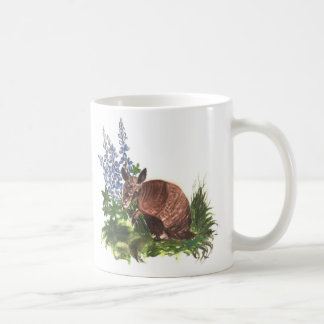 Bältdjur med Bluebonnets Kaffemugg