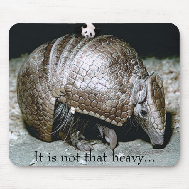 Bältdjur Mousepad Musmatta (Framsidan)