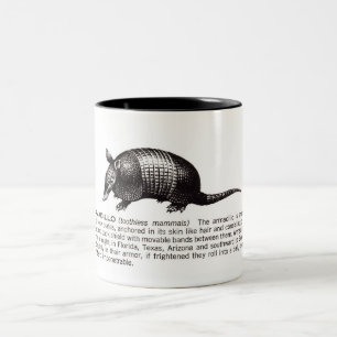 bältdjur Två-Tonad mugg