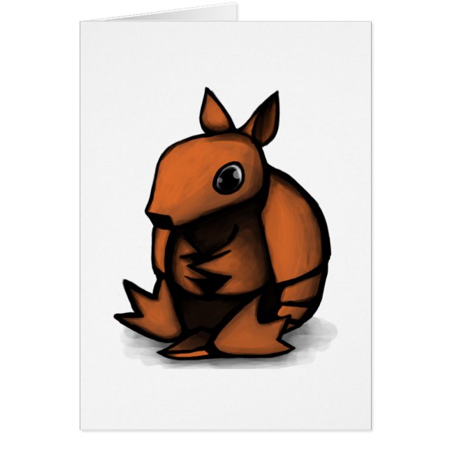 Bältdjurdesign Hälsningskort (Framsidan)