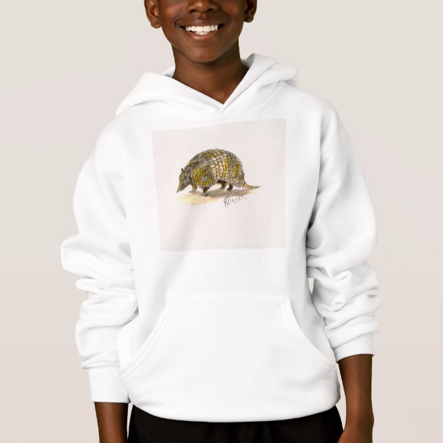 BältdjurHoodie Tee Shirt (Framsida)