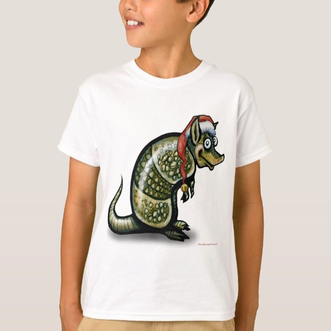 Bältdjurjul Tee Shirt (Framsida)