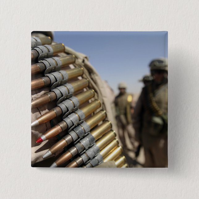Bälte av 50-kaliberammunition knapp (Framsida)