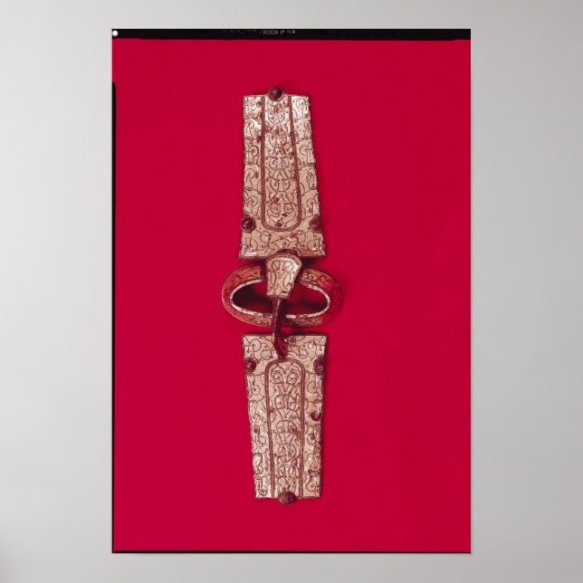 Bälte-bockle från kyrkogården poster (Framsidan)