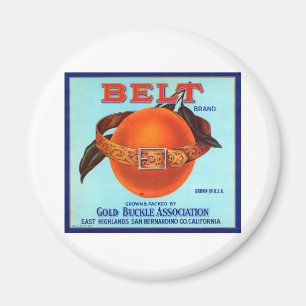 Bälte Brand California Oranges Magnet