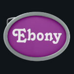 Bälte Buckle Ebony<br><div class="desc">Bälte Buckle Ebony</div>