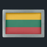 Bälte Buckle med Flagga av Litauen<br><div class="desc">Lägg till ett djärvt påstående av det litauiska pridet till din krigsbob med det här låset i exklusiv bälte med flagga av Litauen! Den här bälte är utformad med precision och visningar stolt det pulserande färgen i Litauens nationella flagga - gult, grönt och rött. Den dynamiska utformningen gör detta tillbehör...</div>