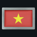Bälte Buckle med Flagga av Vietnam<br><div class="desc">Lägg till ett litet vietnamesiskt pride till din krigsmaskin med exklusiv bälte-låsbeslaget med Vietnams flagga! Snyggtens tillbehör visar stolt den vietnamesiska flagga pulserande utformning. Låsbeslaget visningar den röda bakgrunden med en stor gult i mitten, som symboliserar det vietnamesiska folkets enighet. Den här låsbeslaget i bälte, som är uppgjord med stor...</div>