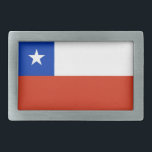 Bälte Buckle med Flagga Chile<br><div class="desc">Lägg till ett utmärkande fläkt till din utrustning med exklusiv bälte-låsbeslaget med Chiles flagga! Bälte-låsbeslaget är mycket detaljerat, det är mer än bara ett tillbehör. Det är ett firande i kärlek för Chile och ett snyggt påstående biet. Den pulserande designen visningar på ett framträdande sätt den ikoniska chilenska flagga och...</div>