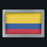 Bälte Buckle med Flagga Colombia<br><div class="desc">Lägg till en unik beröring av det colombianska pridet till din samling av tillbehör med vår exklusiv bälte-låsbeslag med flagga Colombia! Detta låsbeslag i bälte, som utformats med noggrann uppmärksamhet, är inte bara en funktionell fråga, utan ett firande i Colombias pulserande kultur och identitet. Den djärva utformningen visningar på ett...</div>