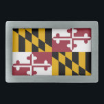 Bälte Buckle med Flagga Maryland State<br><div class="desc">Lägg till ett Maryland-pride i ditt kläder med exklusiv bälte-låsbeslaget med flagga Maryland. Designat med både stil och statskryt i åtanke är detta låsbeslag i bälte mer än bara ett mode-tillbehör. Det är ett firande av Marylands rik- och vibrerande kulturella identitet. Den slående designen visningar den ikoniska Maryland statlig flagga...</div>
