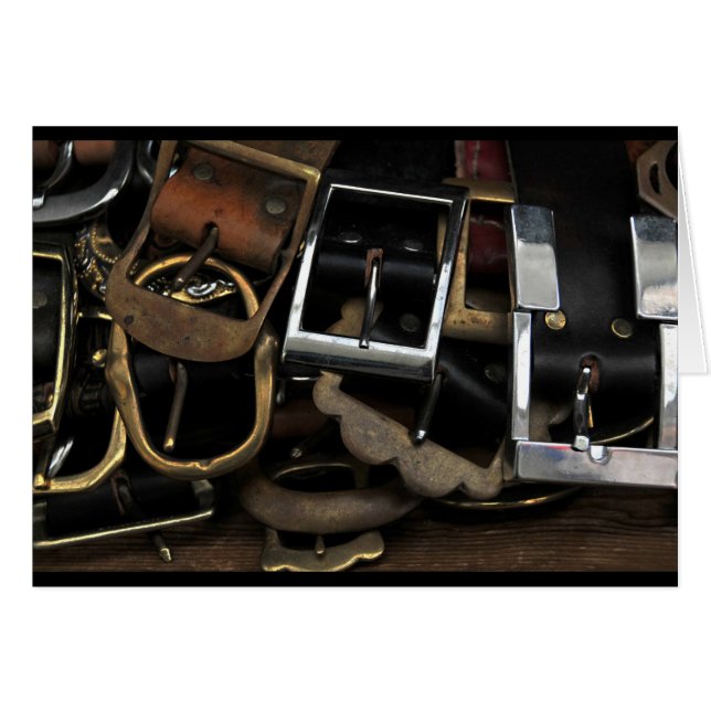 Bälte & Buckles Hälsningskort (Framsidan Horizontal)