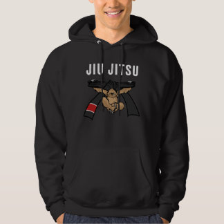 Bälte för Jiu Jitsu BJJ SlothJiu Jitsu svart med Hoodie