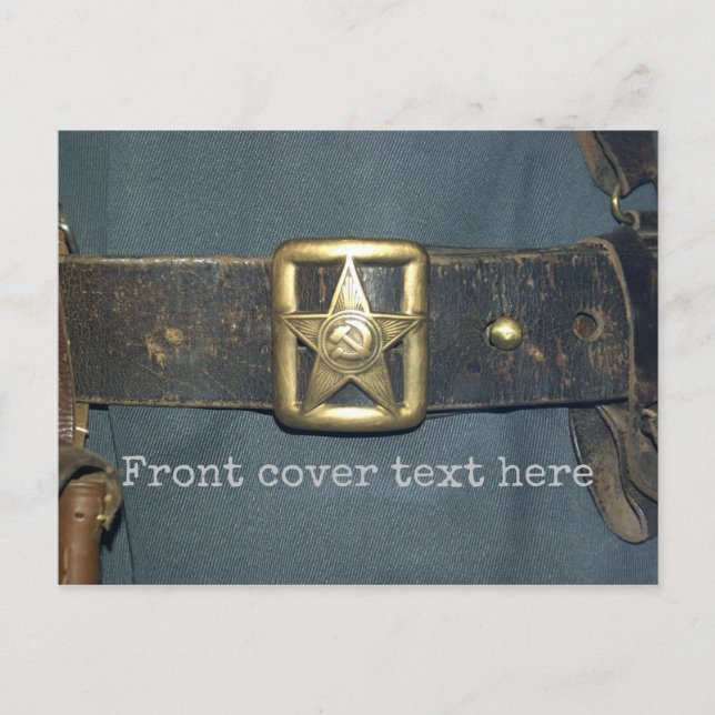 Bälte i den franska RSF-arméns representanthus Vykort (Framsida)