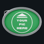 Bälte-låsbeslag - lägg till bilden - Oval<br><div class="desc">Lägg till din image i den här och 100:s produkttyper https://www.zazzle.com/store/yourpichere</div>