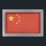 Bälte-låsbeslag med Flagga av China<br><div class="desc">Lägg till ett fetstilt påstående i din utrustning med exklusivens bälte-låsbeslag med flagga China! Bälte-låsbeslaget är mycket detaljerat och är mer än bara ett funktionellt tillbehör. Det är ett firande i ditt kulturella pride och din individualitet. Den slående designen visningar den ikoniska kinesiska flagga, skapar det här låsbeslaget ett unikt...</div>