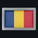 Bälte-låsbeslag med Flagga av Rumänien<br><div class="desc">Lägg till ett litet rumänskt pride till din utrustning med exklusivens bälte-låsbeslag med flagga Rumänien! Bälte-låsbeslaget är mycket detaljerat och är mer än bara ett snyggtens tillbehör. Det är firande i Rumäniens kulturarv och kulturella pride. Den pulserande designen visningar på ett framträdande sätt den ikoniska rumänska flagga, skapar detta låsbeslag...</div>