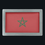 Bälte-låsbeslag med Flagga Marocko<br><div class="desc">Lägg till ett litet marockanskt pride till din krigsbob med exklusiv bälte-låsbeslaget med flagga Marocko! Bälte-låsbeslaget är mycket detaljerat och är mer än bara ett snyggtens tillbehör. Det är firande av Marockos kulturarv och kulturella pride i riken. Den sjudande designen visningar på ett framträdande sätt den koniska marockanska flagga och...</div>