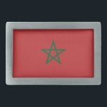 Bälte-låsbeslag med Flagga Marocko<br><div class="desc">Lägg till ett litet marockanskt pride till din krigsbob med exklusiv bälte-låsbeslaget med flagga Marocko! Bälte-låsbeslaget är mycket detaljerat och är mer än bara ett snyggtens tillbehör. Det är firande av Marockos kulturarv och kulturella pride i riken. Den sjudande designen visningar på ett framträdande sätt den koniska marockanska flagga och...</div>
