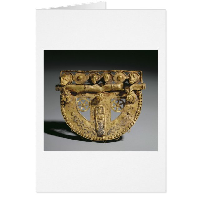 Bälte med granulerad dekoration, Orientaliz Hälsningskort (Framsidan)