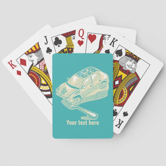 Bälten i bilolyckan casinokort (Baksidan)