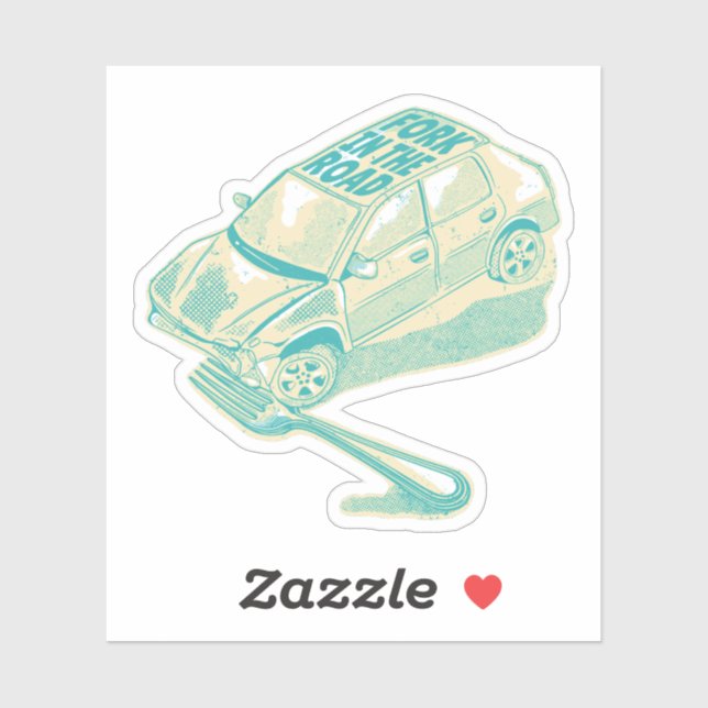 Bälten i bilolyckan klistermärken (Ark)